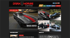 Desktop Screenshot of darkhorsecustoms.net